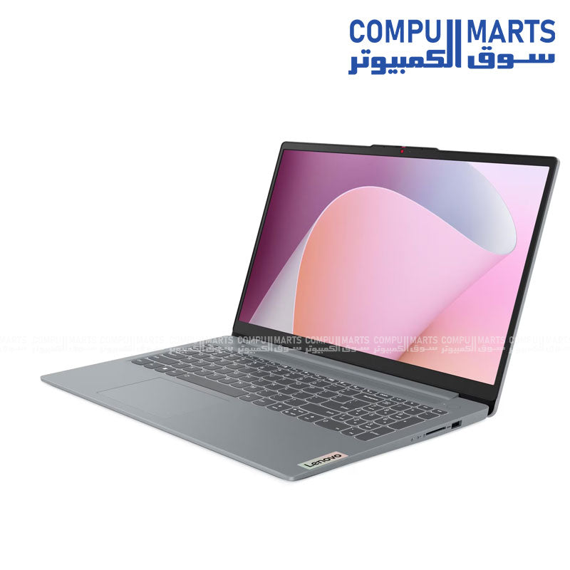 Lenovo IdeaPad Slim 3 15AMN8 laptop with AMD Ryzen 5 7520U, 16GB RAM, 512GB SSD, 15.6-inch FHD display – Grey, Egypt