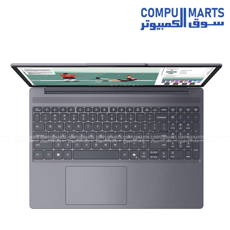 Lenovo IdeaPad Slim 3 15IPH11 Laptop with Intel Core Ultra 5 322 processor, 16GB DDR5-5600 memory, 512GB PCIe 4.0 NVMe SSD, Intel Graphics and 15.3 inch WUXGA IPS display available in Egypt