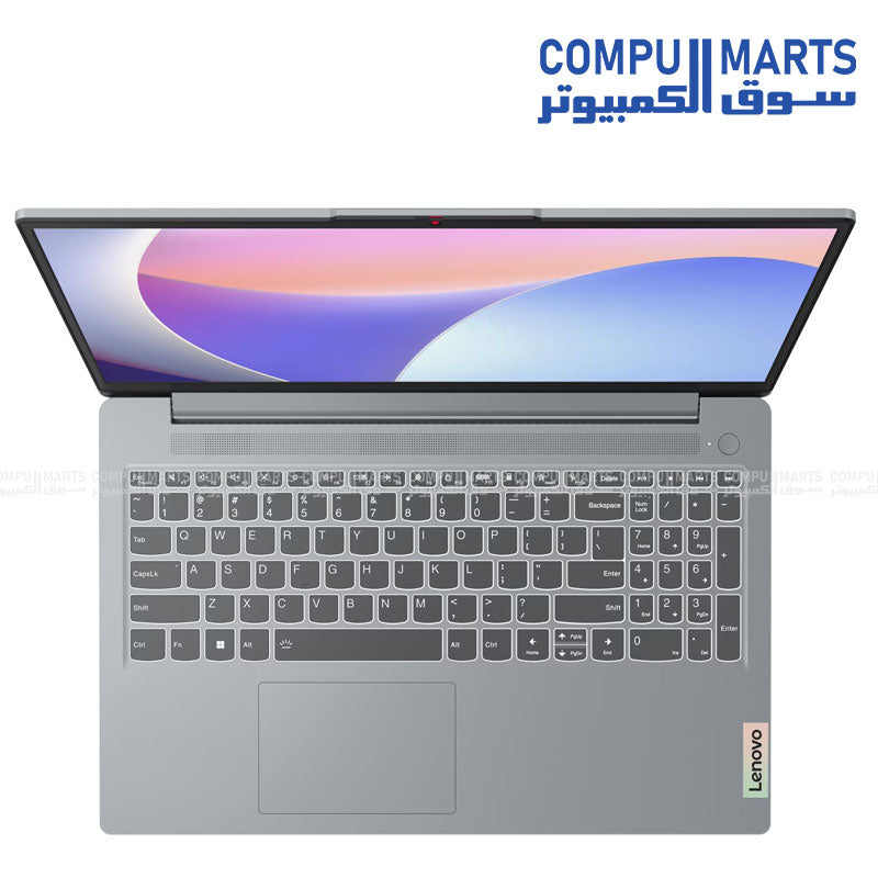 Lenovo IdeaPad Slim 3 15IRU8 82X700HRAX – Core i3-1315U – 8GB – 256GB SSD – 15.6" FHD – Arctic Grey – Arabic Keyboard