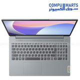 Lenovo IdeaPad Slim 3 15IRU8 82X700HRAX – Core i3-1315U – 8GB – 256GB SSD – 15.6" FHD – Arctic Grey – Arabic Keyboard