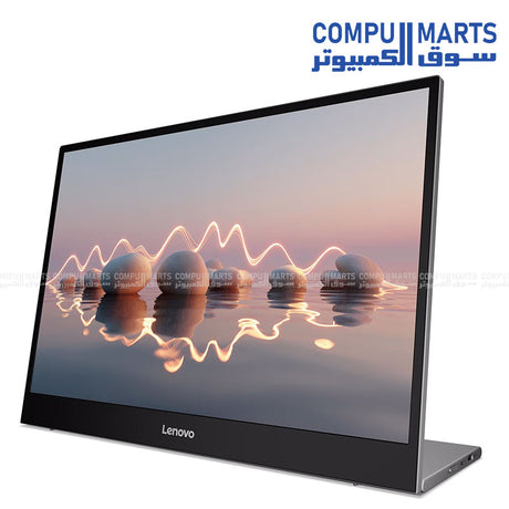 Lenovo L16 USB-C portable monitor with dual USB-C ports and 65W Power Delivery available in Egypt