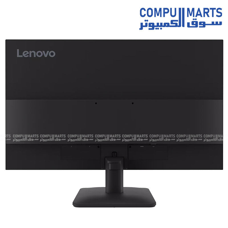 Lenovo L27-4e monitor with HDMI 1.4 and VGA rear ports and VESA mount 100 x 100 mm