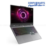 Lenovo LOQ 15AHP10 Gaming Laptop – AMD Ryzen 7 250, NVIDIA RTX 5050 8GB, 15.6" FHD 144Hz, 16GB DDR5, 512GB SSD, Luna Grey