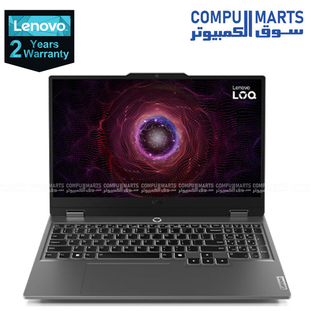 Lenovo LOQ 15ARP9 gaming laptop with AMD Ryzen 5 7235HS processor and RTX 3050 6GB graphics
