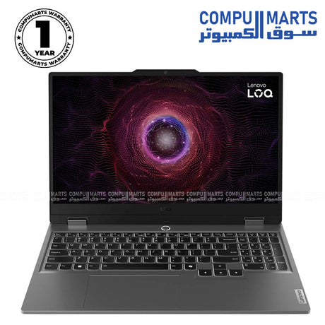 Lenovo LOQ 15ARP9 Gaming Laptop with Ryzen 5 7235HS- RTX 4050 6GB- 12GB RAM- 512GB SSD- and 15.6-inch FHD 144Hz Display - Luna Grey