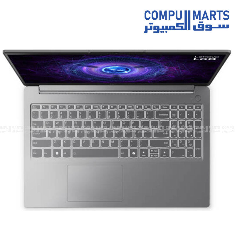 Powerful Lenovo LOQ 15IAX9E configuration with Intel Core i5-12450HX, NVIDIA GeForce RTX 2050 4GB GDDR6, 16GB DDR5-4800 memory, and 512GB PCIe 4.0 NVMe SSD for gaming and everyday computing