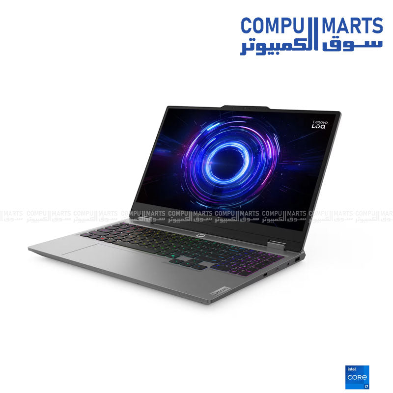 Lenovo LOQ 15IRX10 Gaming Laptop – Intel Core i7-14700HX, RTX 5060 8GB, 16GB RAM, 512GB SSD, 144Hz, Luna Grey – Available in Egypt