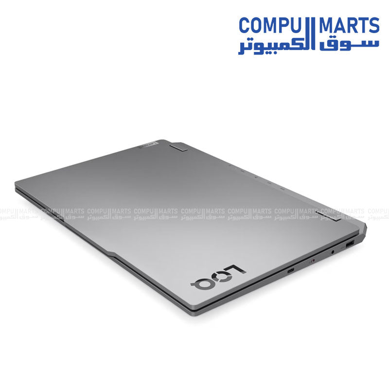 Lenovo LOQ 15IRX10 gaming laptop with Intel Core i7-13700HX, 16GB RAM, 512GB SSD, and NVIDIA RTX 5060 8GB GDDR7