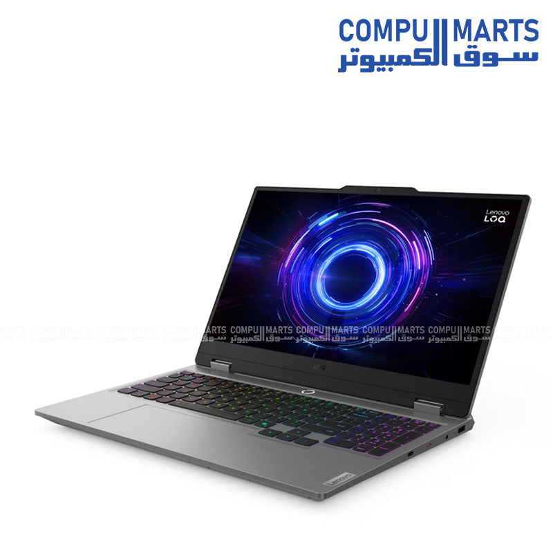 Lenovo LOQ 15IRX10 (83JE00WVED) Gaming Laptop with Intel i7-14700HX, RTX 5060 8GB, 16GB RAM, 512GB SSD, and 15.6-inch FHD display – Luna Grey
