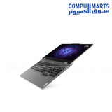 Gaming laptop with Intel HM770 chipset, RTX 4050 graphics, 60Wh battery and Arabic white backlit keyboard from Compumarts