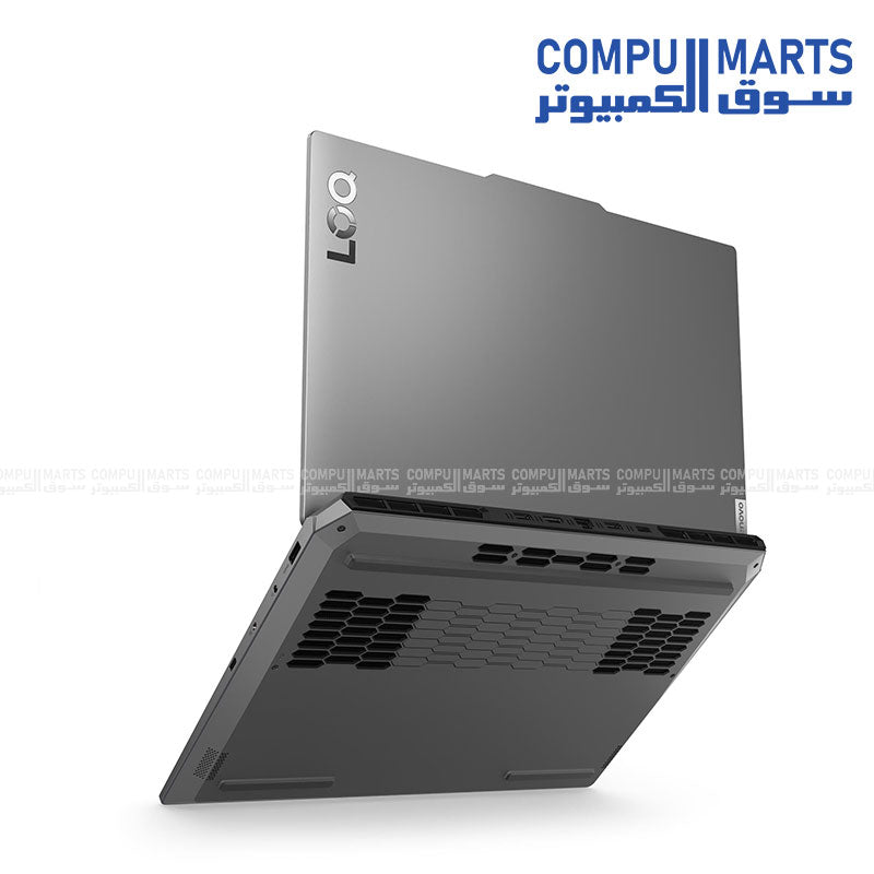 Gaming laptop with Intel HM770 chipset, RTX 4050 graphics, 60Wh battery and Arabic white backlit keyboard from Compumarts