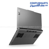 Gaming laptop with Intel HM770 chipset, RTX 4050 graphics, 60Wh battery and Arabic white backlit keyboard from Compumarts