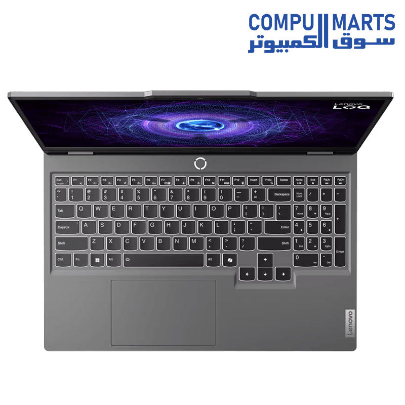 Lenovo LOQ 15IRX9 Gaming (Intel Core i7-13650HX, 16GB RAM, 512GB SSD, RTX 3050 6GB,15.6" FHD 144Hz ENG/ARB DOS, Grey | 83DV000EAX