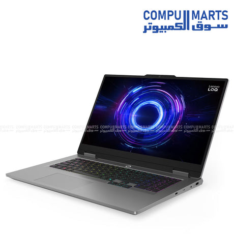 17.3-inch Lenovo LOQ 17IRX10 gaming laptop with 165Hz IPS display, Wi-Fi 6, Bluetooth 5.2, and Luna Grey finish