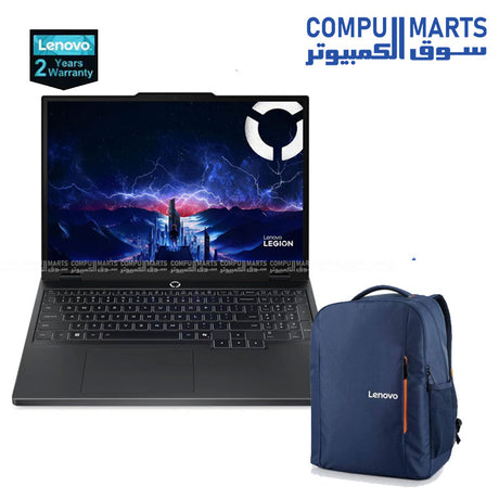 Lenovo Legion 5 15IAX10 gaming laptop with Intel Core Ultra 9 275HX, NVIDIA RTX 5070 8GB, 32GB DDR5 RAM, 1TB SSD, and 15.1-inch OLED 165Hz display in Eclipse Black.