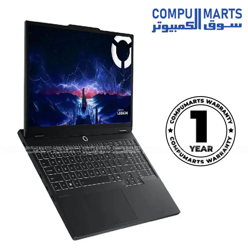 Lenovo Legion 5 15IRX10 83LY000LUS Gaming Laptop – Core i7-14700HX, RTX 5060 8GB, 16GB DDR5, 512GB SSD, 15.1" 2K OLED 165Hz, Windows 11
