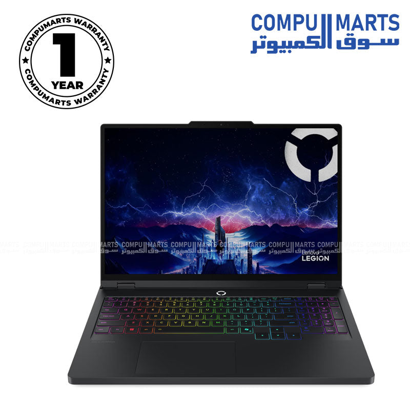 Lenovo Legion 5 16IAX10 83NX0000US Gaming Laptop – Intel Core Ultra 9 275HX, RTX 5060 8GB GDDR7, 32GB DDR5, 1TB SSD, 16" WQXGA 240Hz Display, RGB Keyboard, Win11
