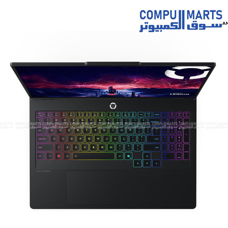 AMD Ryzen 9 gaming laptop equipped with RTX 5060 8GB GDDR7 graphics, 24-zone RGB backlit keyboard, and 80Wh battery for demanding workloads