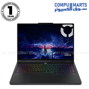 Lenovo -Legion- Pro 5- 16IRX10 gaming- laptop -RTX 5070 -GPU, Intel -Core i9-14900HX -16-inch -240Hz -WQXGA -display.