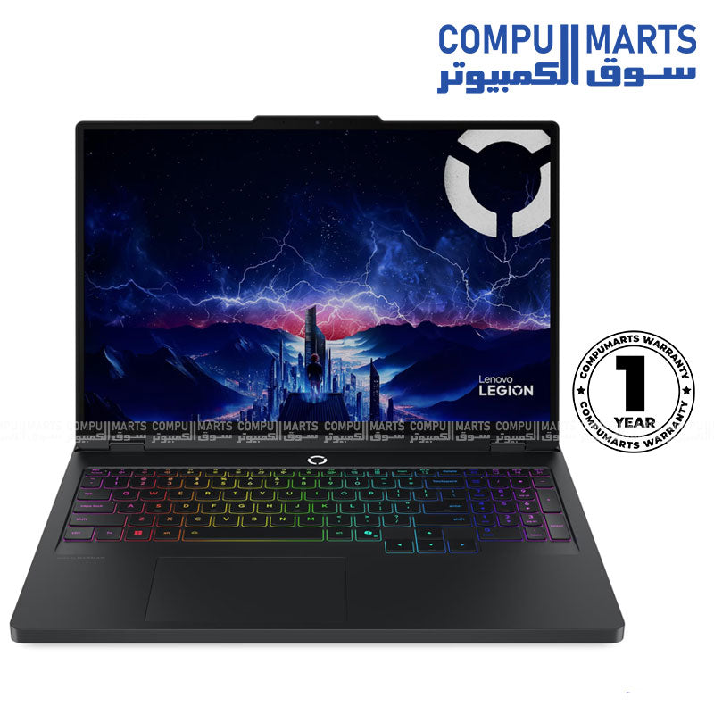 Lenovo -Legion- Pro 5- 16IRX10 gaming- laptop -RTX 5070 -GPU, Intel -Core i9-14900HX -16-inch -240Hz -WQXGA -display.