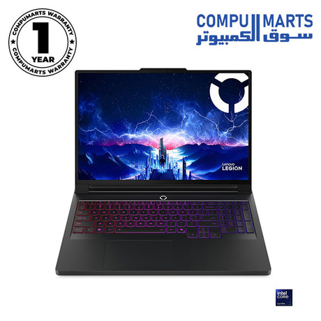  Lenovo Legion Pro 7i 16IAX10H Gaming Laptop with Intel Core Ultra 9 275HX processor, RTX 5090 24GB GDDR7 graphics, 64GB DDR5-6400 memory, 1TB NVMe SSD and 16 inch WQXGA OLED 240Hz display