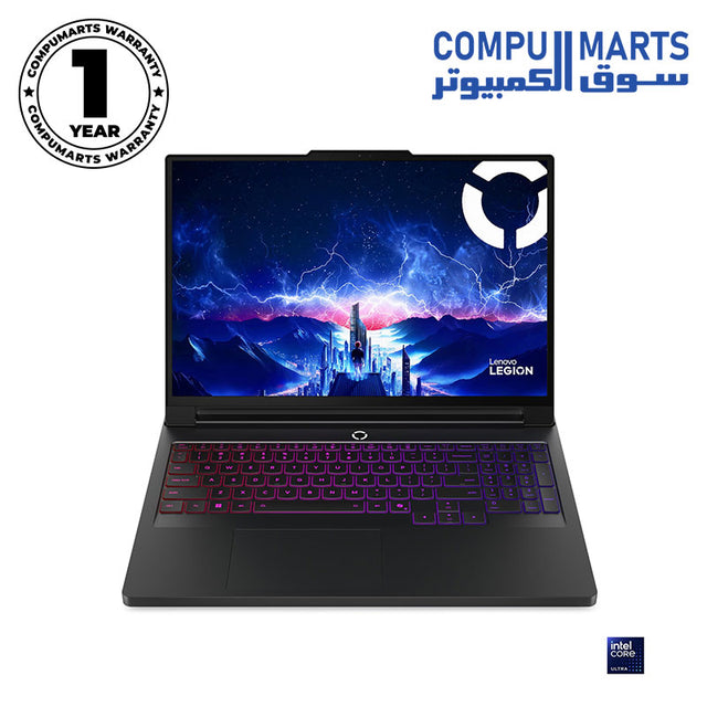  Lenovo Legion Pro 7i 16IAX10H Gaming Laptop with Intel Core Ultra 9 275HX processor, RTX 5090 24GB GDDR7 graphics, 64GB DDR5-6400 memory, 1TB NVMe SSD and 16 inch WQXGA OLED 240Hz display