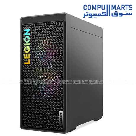 Legion T5 26IRB8 gaming PC powered by Intel Core i7 16-core CPU with advanced turbo boost up to 5.2GHz designed for demanding gaming and professional workloads in Egypt