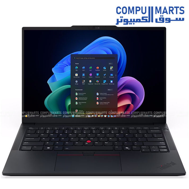 Lenovo ThinkPad E14 Gen 7 laptop with Intel Core Ultra 7 256V and 16GB LPDDR5X memory