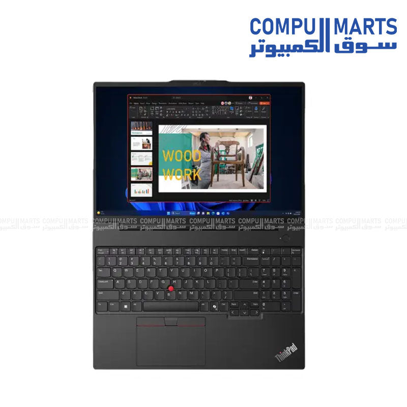 Lenovo -ThinkPad- E16 Gen 2 -aluminum -laptop -16-inch -WUXGA -IPS -display