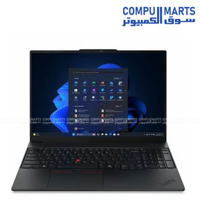 Lenovo ThinkPad E16 Gen 3 Commercial Business Laptop with Intel Core Ultra 7 256V and 16GB LPDDR5X-8533 RAM