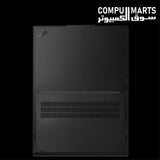 Black Lenovo ThinkPad T16 Gen 4 with English backlit keyboard and fingerprint reader