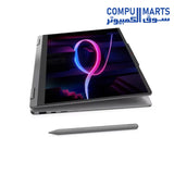 Rear hinge view of the Lenovo Yoga 7 2-in-1 laptop in Egypt.