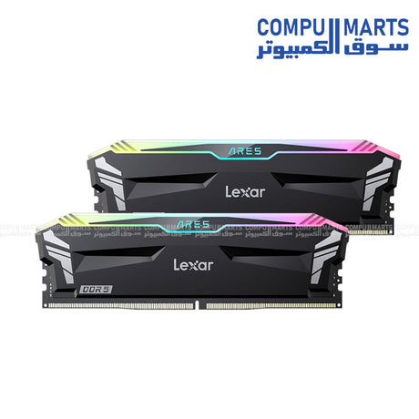 Lexar ARES RGB DDR5 32GB (2x16GB) 6000MHz CL30 Gaming RAM – Available in Egypt