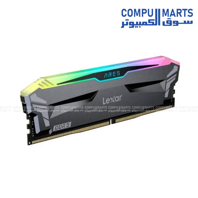 Lexar ARES RGB DDR5 32GB (2x16GB) 6000MHz CL30 Gaming RAM – Available in Egypt