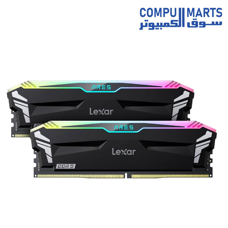 Lexar Ares RGB 32GB (16x2)- DDR5 CL34 RAM – Compumarts Egypt
