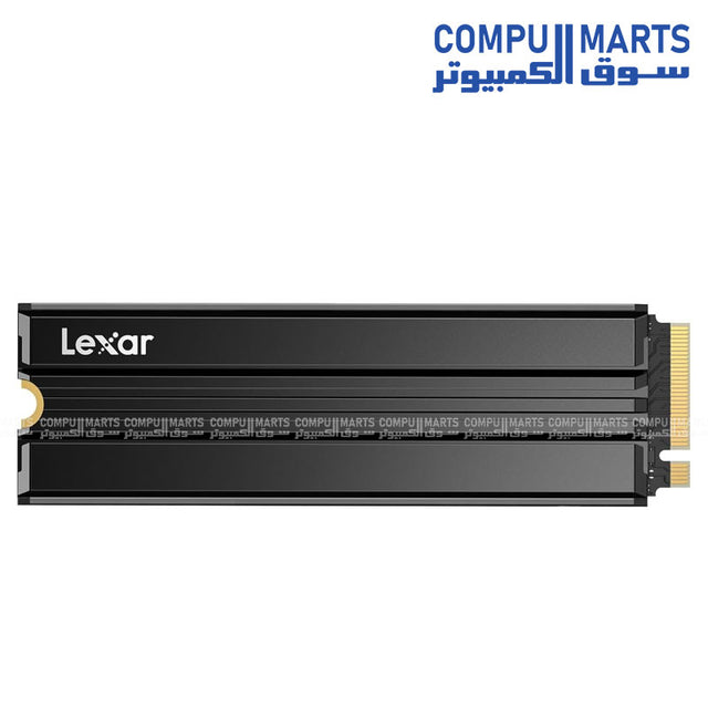 Lexar -LNM790- 1TB -NVMe -M.2- Gen4x4 -PCIe- 4.0 -internal -SSD with integrated heat sink 
