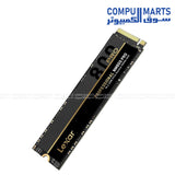 Lexar -LNM800 -512GB- NVMe- M.2 -Gen4x4- PCIe -4.0- internal -SSD on white background

