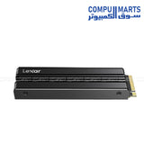 Lexar NM790 4TB NVMe SSD PCIe Gen4 M.2 2280 with heatsink 7400MB/s high speed storage drive