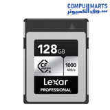 Professional-CFexpress-128GB-Memory-Card-Lexar-1000MBs-Type-B-Card-Silver