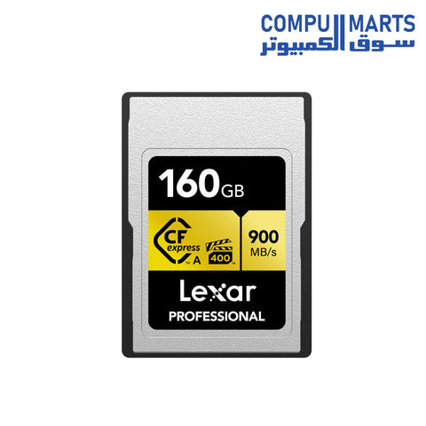 Professional-CFexpress-160GB-Memory-Card-Lexar-Type-A-Card-GOLD-Series-900MBs