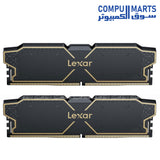 Lexar THOR OC DDR5 32GB 6000MHz CL38 Gaming Desktop Memory with Heat Spreader – Model LD5U16G60C38LG-RGD