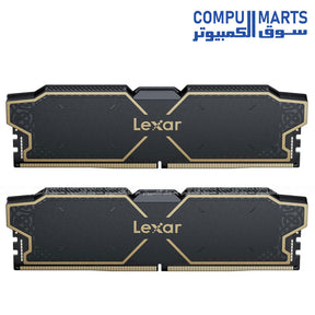 Lexar THOR OC DDR5 32GB 6000MHz CL38 Gaming Desktop Memory with Heat Spreader – Model LD5U16G60C38LG-RGD