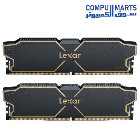 Lexar THOR OC DDR5 32GB 6000MHz CL38 Gaming Desktop Memory with Heat Spreader – Model LD5U16G60C38LG-RGD