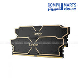 Lexar THOR OC DDR5 32GB 6000MHz CL38 Gaming Desktop Memory with Heat Spreader – Model LD5U16G60C38LG-RGD