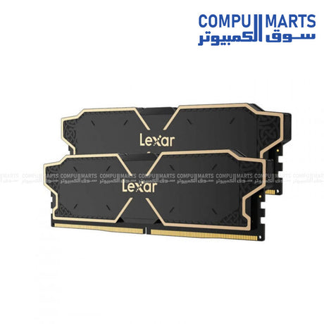 Lexar THOR OC DDR5 32GB 6000MHz CL38 Gaming Desktop Memory with Heat Spreader – Model LD5U16G60C38LG-RGD