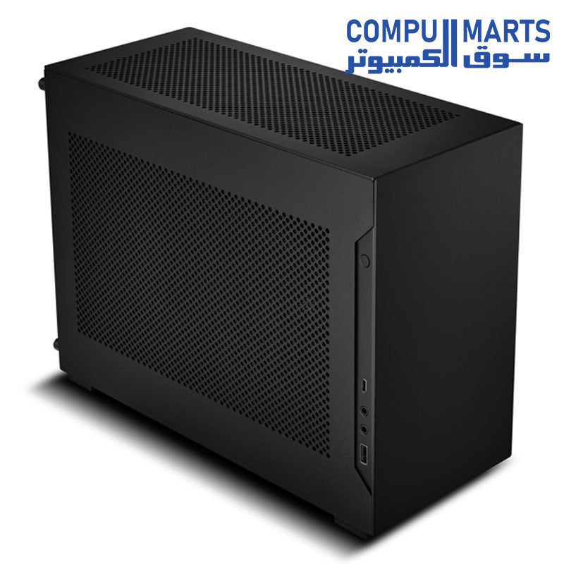 Lian Li DAN A4 H2O Black Mini ITX Tower Gaming Case - Black