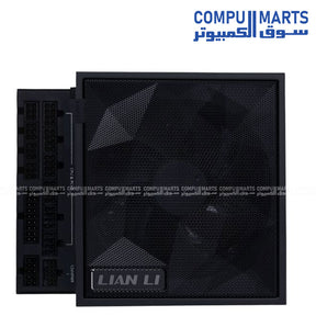 Lian Li Edge Gold 1200 Black EG1200G.BH 1200W Full Modular Power Supply with ATX form factor, ATX connector type, air cooling method, and 1200 Watts output wattage