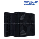 Edge Gold 1200 Black power supply featuring 1200 watts output, ATX form factor, and desktop compatibility available in Egypt
