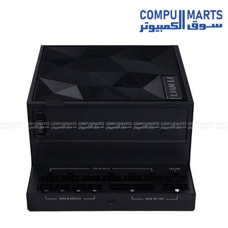 Lian Li EG1200G.BH power supply unit with ATX connector type, air cooling method, and 18.2 x 8.6 x 15 centimeters dimensions from Compumarts