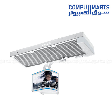 Lian Li HydroShift II OLED Curved 360 P28 Black with UNI FAN P28 V2 200-3000 RPM fan